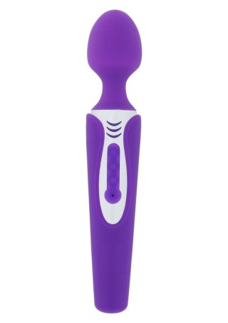 Masażer silikonowy ToyJoy Legend fioletowy 21 cm USB wodoodporny