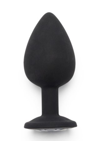 Korek analny Diamond Booty Jewel ToyJoy czarny 9 cm