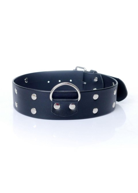 Obroża z ćwiekami Fetish B Series 4 cm regulowana