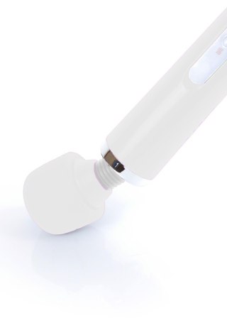 Silikonowy masażer Magic Wand biały 10 funkcji