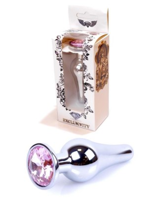 Biżuteria analna srebrna z diamentem HeavyFun 9,5 cm