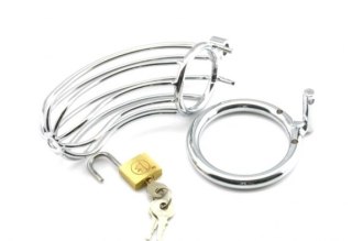 Pas cnoty metalowy Prison Break 40 mm z zamkiem
