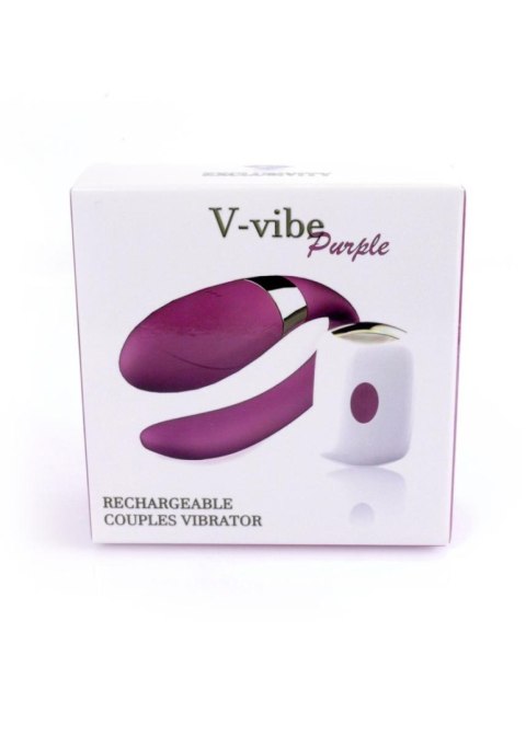 Stymulator VVibe fioletowy USB z pilotem B Series Smart