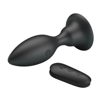 Korek analny wibrujący Mr Play 12 trybów z pilotem wodoodporny