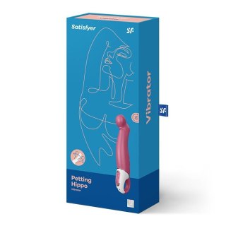 Wibrator punktu G Satisfyer Petting Hippo 23 cm wodoodporny