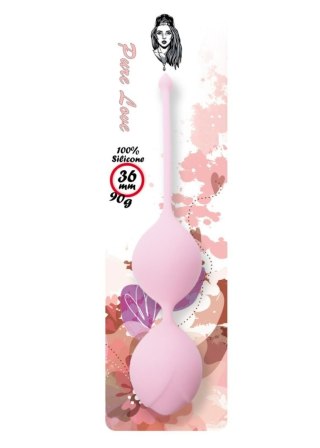 Kulki Kegla silikonowe B Series Femme różowe 36 mm