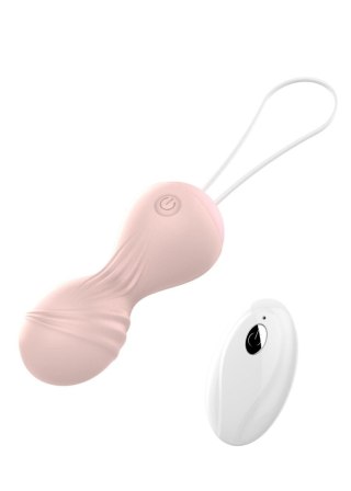 Kulki Kegla wibrujące silikonowe z pilotem USB 10 funkcji