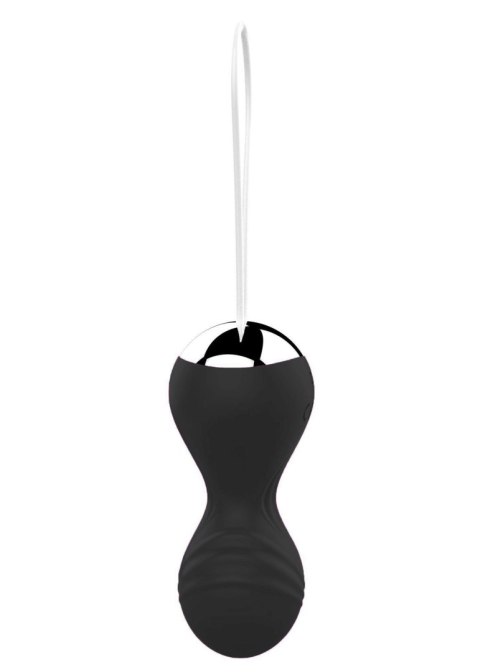 Kulki kegla wibrujące silikonowe B Series Magic pilot USB czarny