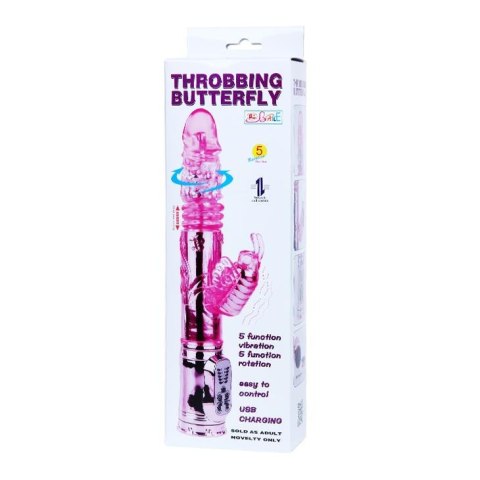 Wibrator króliczek Baile Throbbing Butterfly USB