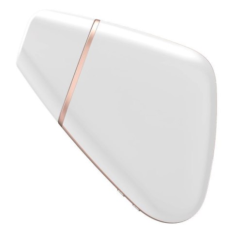Stymulator łechtaczki Satisfyer Love Triangle biały z aplikacją
