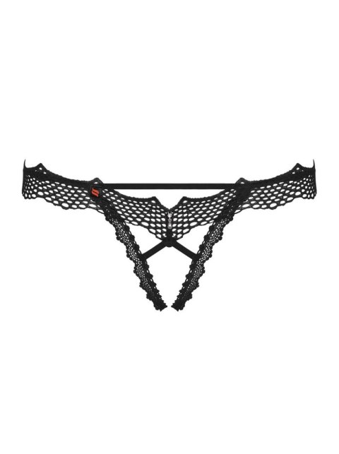 Stringi otwarte Bravelle Obsessive czarne S/M