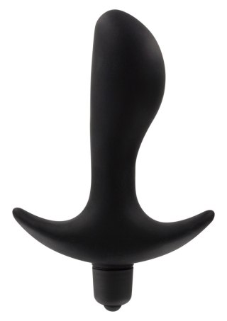 Korek analny wibrujący ToyJoy Private Dancer czarny silikonowy