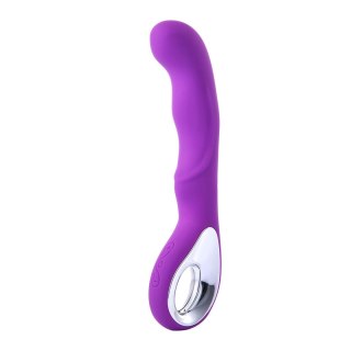 Wibrator punktu G silikonowy B Series Magic fioletowy USB 20 cm