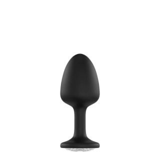 Korek analny Dorcel Geisha Plug Diamond L z białym kryształem 8 cm