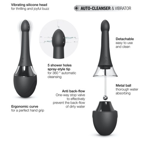 Wibrująca gruszka do lewatywy Dorcel Douche Mate Pro 200 ml USB