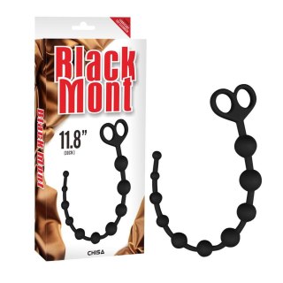 Koraliki analne silikonowe Black Mont 30 cm