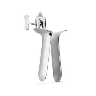 Wziernik pochwy Collins Sinner Gear stal nierdzewna srebrny 16 cm