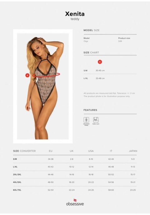 Body erotyczne Xenita Obsessive L/XL