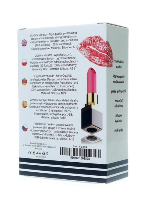 Stymulator szminkowy łechtaczki B Series Power USB 10 funkcji