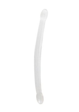 Podwójne dildo przezroczyste RealRock 42 cm