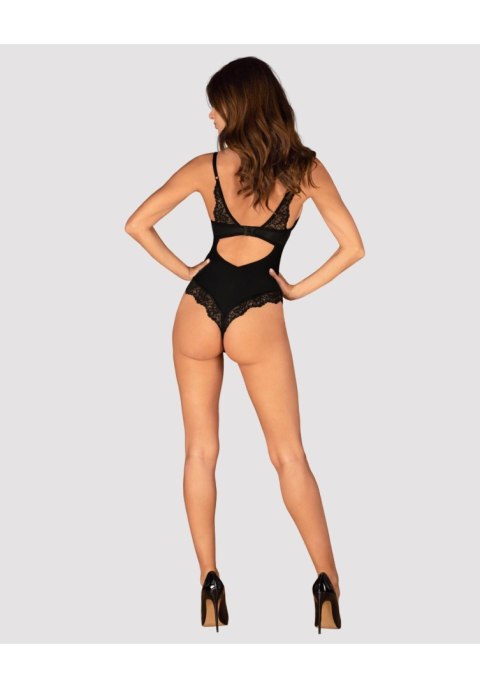 Erotyczne body Bellastia Obsessive czarne XS/S