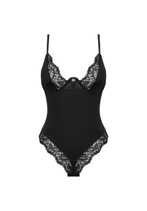 Erotyczne body Bellastia Obsessive czarne XS/S