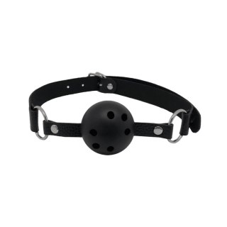 Knebel Discretion Alive czarny z otworami 4,5 cm regulowany