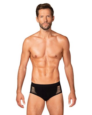 Slipy Obsessive M101 czarne z wycięciami na biodrach S/M/L