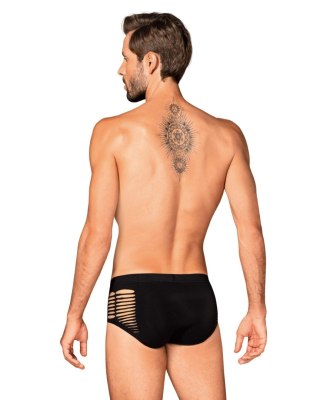 Slipy Obsessive M101 czarne z wycięciami na biodrach S/M/L
