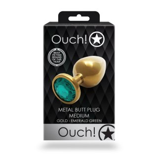 Korek analny Round Gem Ouch! średni 7 cm