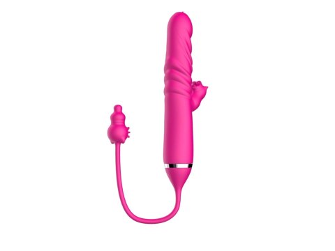 Wibrator lizający potrójna stymulacja pchnący B Series Cute