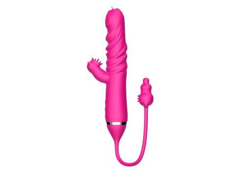 Wibrator lizający potrójna stymulacja pchnący B Series Cute