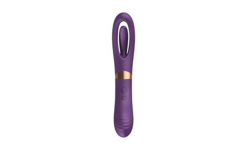 Wibrator punktu G podwójny liżący B-Series Cute silikonowy USB