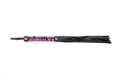 Flogger Argus fioletowy lampart 45 cm