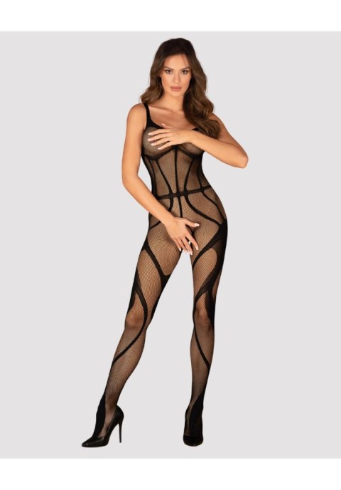 Bodystocking siateczkowy otwarty Obsessive G336 czarny S/M/L