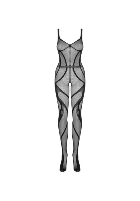 Bodystocking siateczkowy otwarty Obsessive G336 czarny S/M/L