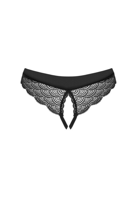 Figi otwarte koronkowe Chemeris Obsessive czarne M/L