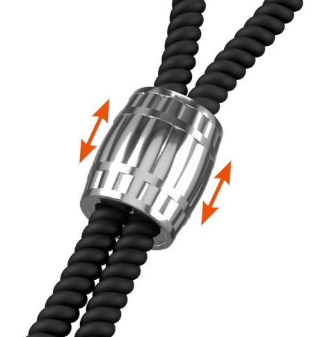 Pierścień erekcyjny Rebel Heavy Rope z kulą