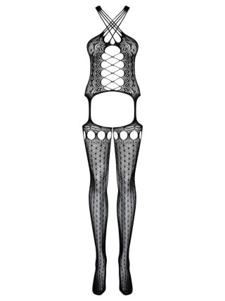 Bodystocking geometryczny Obsessive G313 SML