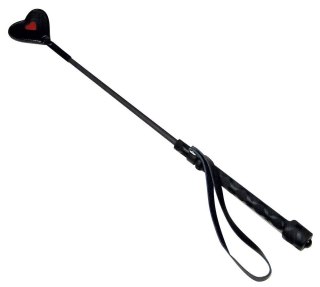 Mały czarno czerwony plon z końcówką serca Bad Kitty 45 cm