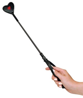 Mały czarno czerwony plon z końcówką serca Bad Kitty 45 cm