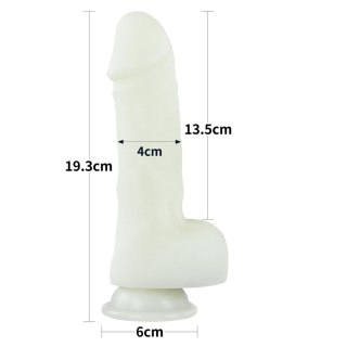 Dildo silikonowe świecące w ciemności Lovetoy Lumino Play 19 cm