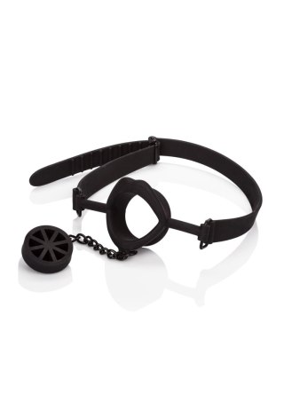 Knebel silikonowy Scandal z zatyczką Calexotics czarny 61 cm