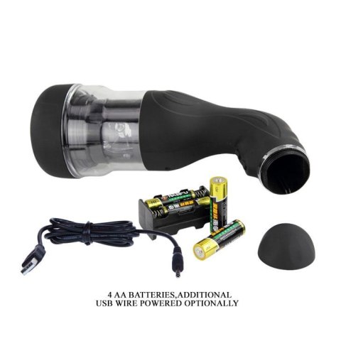 Masturbator waginalny obrotowy Baile USB 27 cm