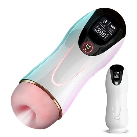 Masturbator wibrujący B Series Fox 8 trybów interaktywny USB