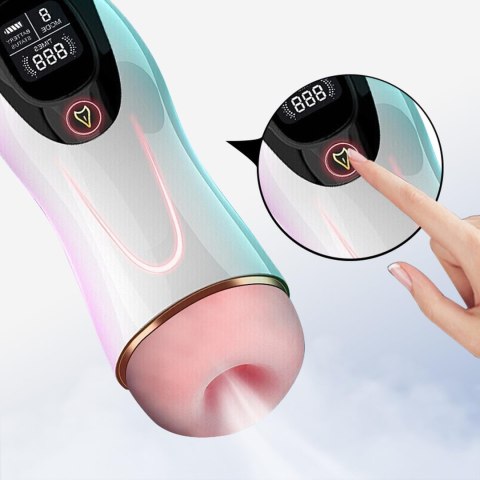 Masturbator wibrujący B Series Fox 8 trybów interaktywny USB