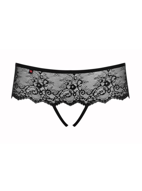 Figi otwarte Merossa Obsessive z koronką L/XL