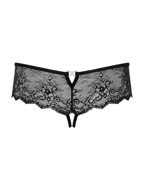 Figi otwarte Merossa Obsessive z koronką L/XL
