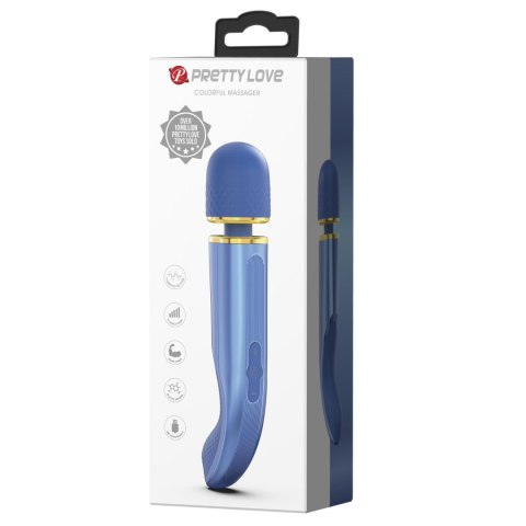Masażer wibracyjny Pretty Love niebieski 7 funkcji 5 prędkości
