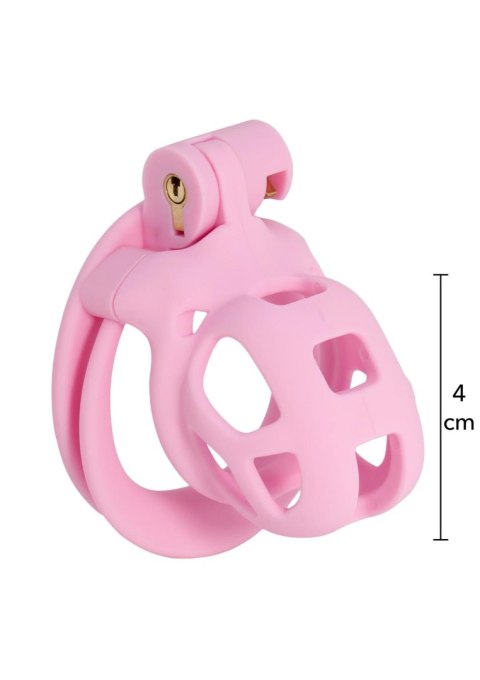 Klatka na penisa Hidden Desire Penis Prison różowa 7 cm